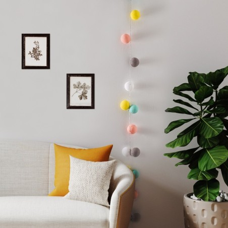 Lámpara de pared Vısterya multicolor poliéster