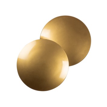 Lámpara de pared Yosma-13642 oro metal 25x25x16 cm - 8683742868408