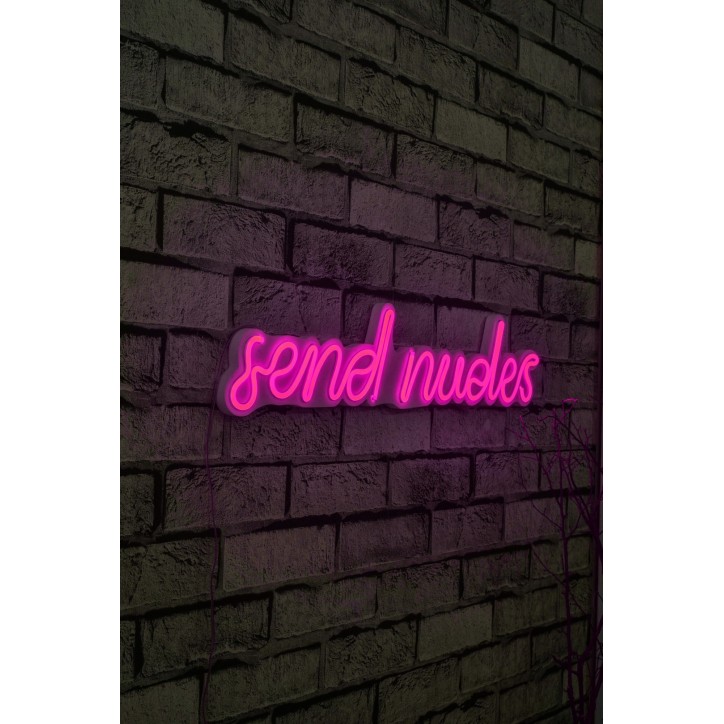 Iluminación LED decorativa de plástico Send Nudes rosa 60x13x2 cm