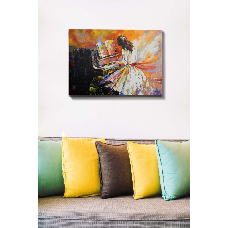 Pintura decorativa lienzo Kanvas Tablo -13 multicolor 50x70 cm