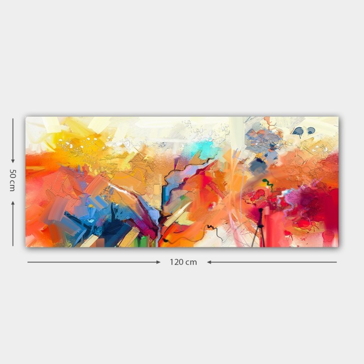 Pintura decorativa lienzo YTY1040210842_50120 multicolor 50x120 Pintura decorativa lienzo YTY1040210842_50120 multicolor 50x120