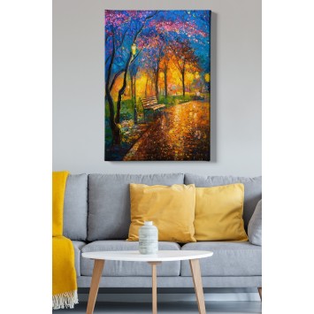 Pintura decorativa lienzo Kanvas Tablo-19 multicolor 70x100 cm