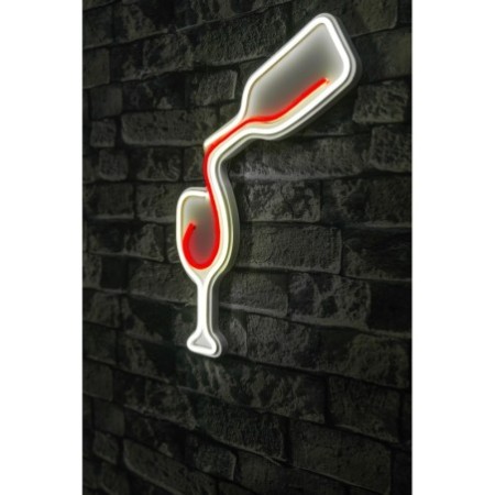 Iluminación LED decorativa de plástico Wine blanco rojo