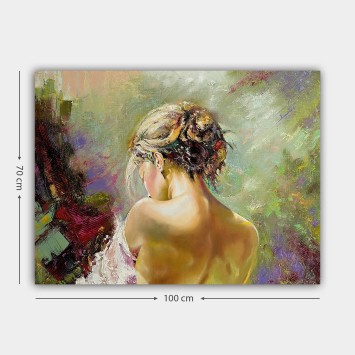 Pintura decorativa lienzo 16423069_70100 multicolor 70x100 cm