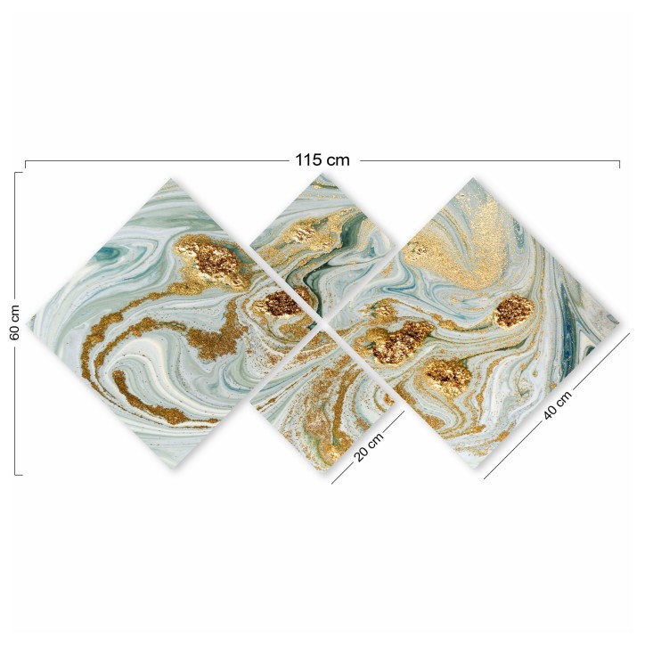 Cuadro decorativo MDF 4MDF665277676 multicolor 60x115 cm