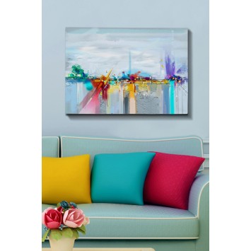 Pintura decorativa lienzo Kanvas Tablo-12 multicolor 70x100 cm