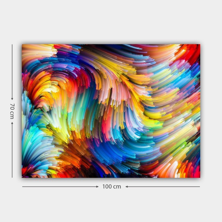 Pintura decorativa lienzo 262592861_70100 multicolor 70x100 cm