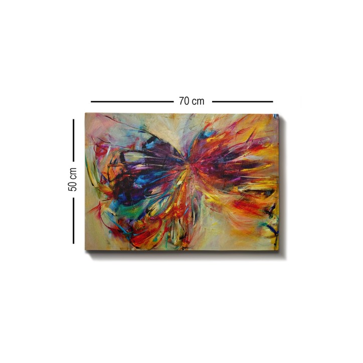 Pintura decorativa lienzo Kanvas Tablo-267 multicolor 50x70 cm