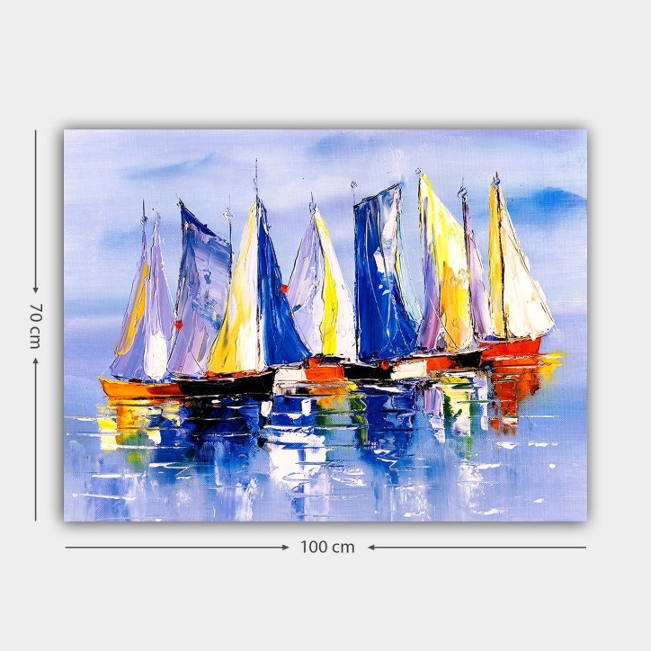 Pintura decorativa lienzo 619226807_70100 multicolor 70x100 cm