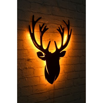 Iluminación LED decorativa Deer 2 amarillo 25x30 cm