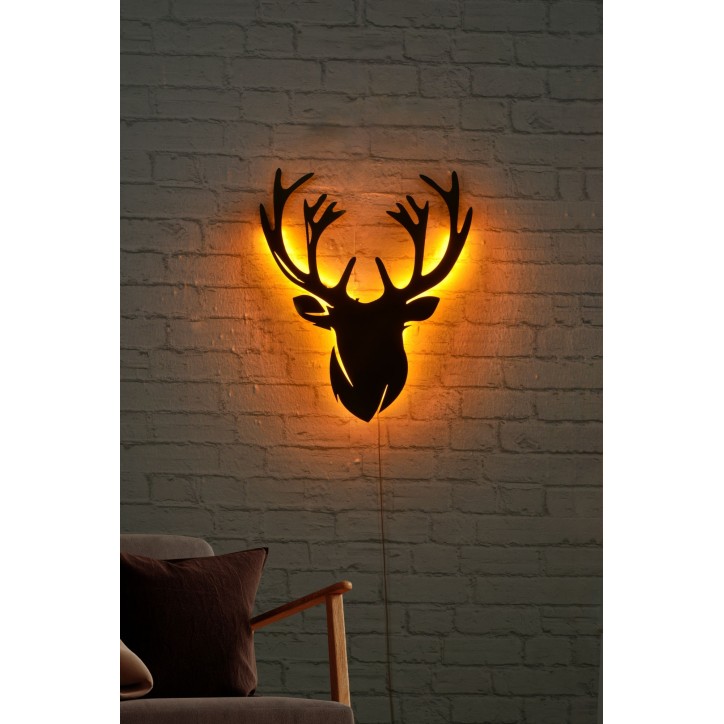 Iluminación LED decorativa Deer 2 amarillo 25x30 cm