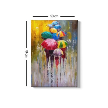 Pintura decorativa lienzo Kanvas Tablo -248 multicolor 50x70 cm