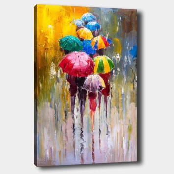 Pintura decorativa lienzo 613776053_70100 multicolor 70x100 cm