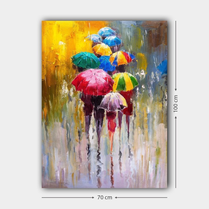 Pintura decorativa lienzo 613776053_70100 multicolor 70x100 cm