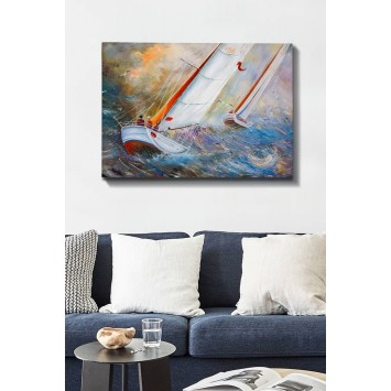 Pintura decorativa lienzo Kanvas Tablo-142 multicolor 70x100 cm