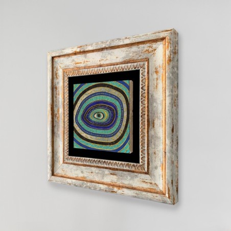 Cuadro decorativo enmarcado TC11315 multicolor 20x20 cm