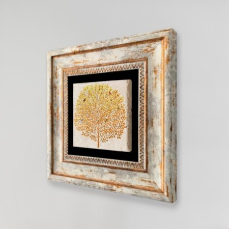 Cuadro decorativo enmarcado TC1236 multicolor 20x20 cm