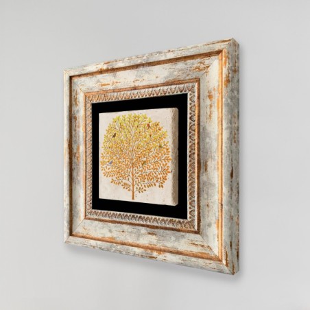 Cuadro decorativo enmarcado TC1236 multicolor 20x20 cm