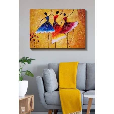 Pintura decorativa lienzo Kanvas Tablo-151 multicolor 70x100 cm