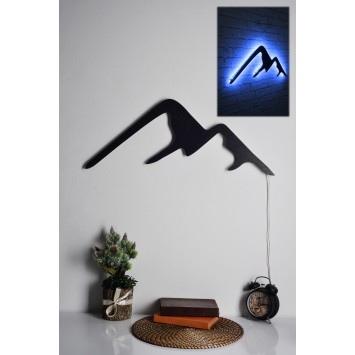 Iluminación LED decorativa Mountain azul 70x25 cm