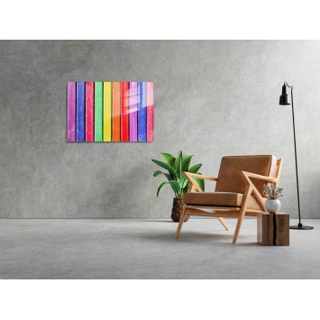 Pintura vidrio templado UV-4 70 x 100 multicolor 70x100 cm