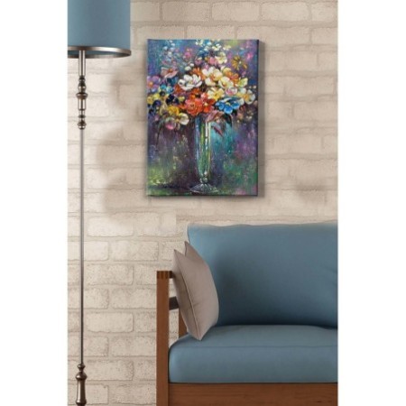 Pintura decorativa lienzo Kanvas Tablo -117 multicolor 50x70 cm