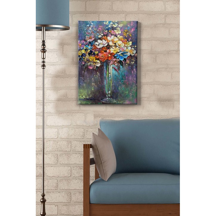 Pintura decorativa lienzo Kanvas Tablo-117 multicolor 50x70 cm