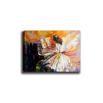 Pintura decorativa lienzo Kanvas Tablo -13 multicolor 50x70 cm