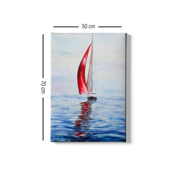 Pintura decorativa lienzo Kanvas Tablo -222 multicolor 50x70 cm