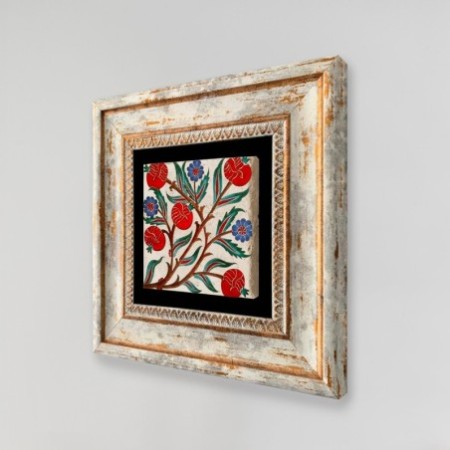 Cuadro decorativo enmarcado TC1238 multicolor 20x20 cm