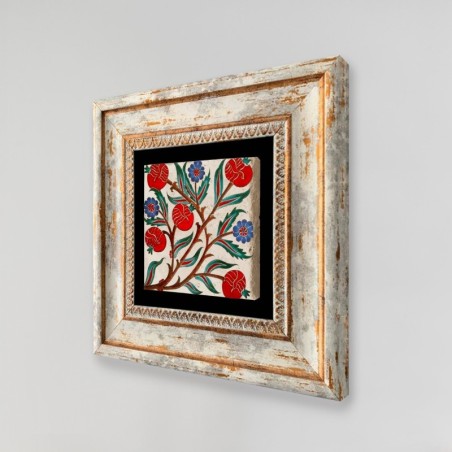 Cuadro decorativo enmarcado TC1238 multicolor 20x20 cm