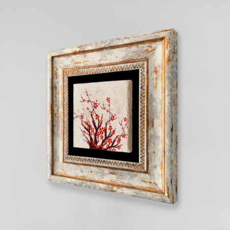 Cuadro decorativo enmarcado TC1237 multicolor 20x20 cm