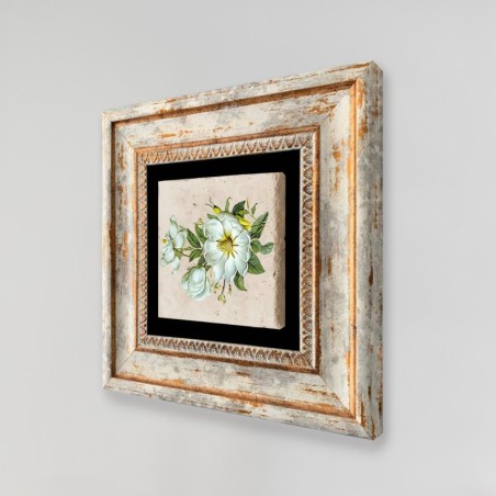 Cuadro decorativo enmarcado TC030203 multicolor 20x20 cm