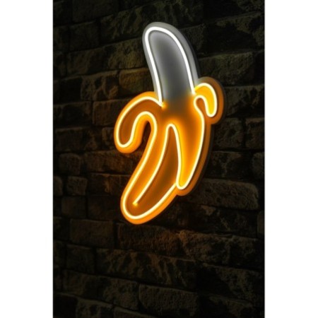 Iluminación LED decorativa de plástico Banana amarillo blanco