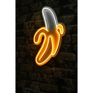 Iluminación LED decorativa de plástico Banana amarillo blanco