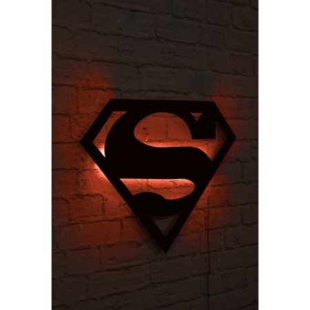 Iluminación LED decorativa Superman rojo 52x40 cm