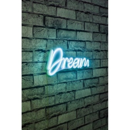 Iluminación LED decorativa de plástico Dream azul 38x17x2 cm