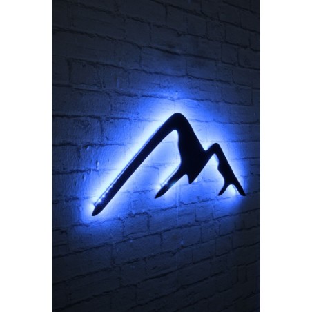 Iluminación LED decorativa Mountain azul 70x25 cm