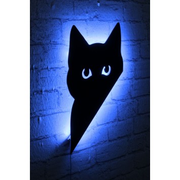 Iluminación LED decorativa Cat 2 azul 23x36 cm