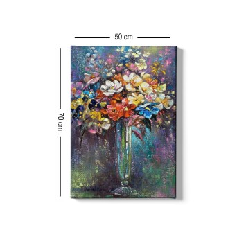 Pintura decorativa lienzo Kanvas Tablo -117 multicolor 50x70 cm