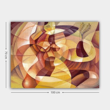 Pintura decorativa lienzo 128916974_70100 multicolor 70x100 cm