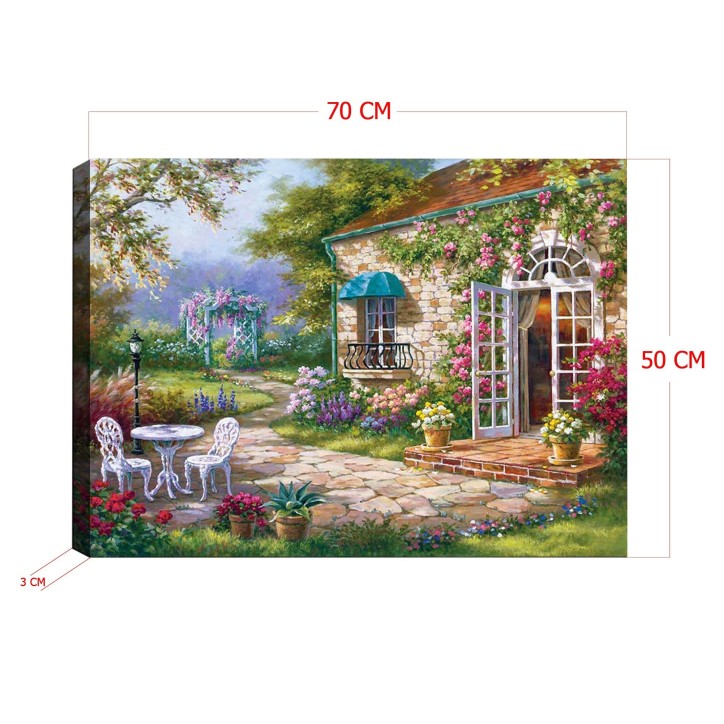 Pintura decorativa lienzo Kanvas Tablo-285 multicolor 50x70 cm