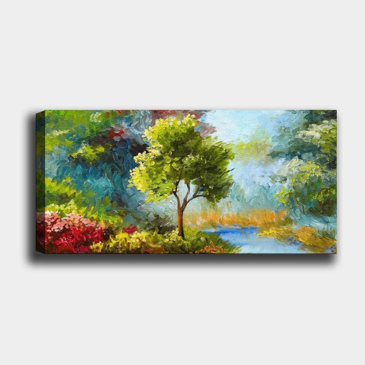 Pintura decorativa lienzo YTY539260618_50120 multicolor 50x120