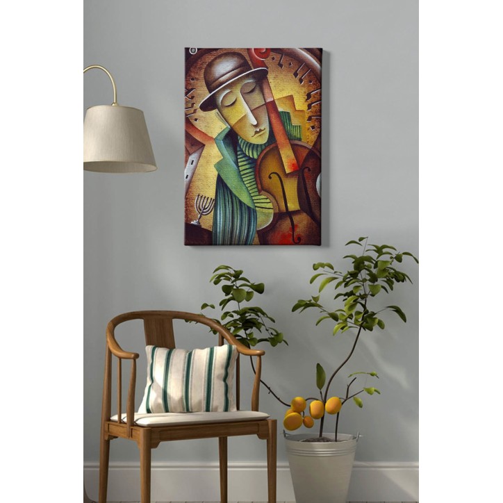 Pintura decorativa lienzo Kanvas Tablo-170 multicolor 50x70 cm