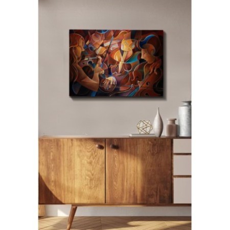 Pintura decorativa lienzo Kanvas Tablo -88 multicolor 50x70 cm