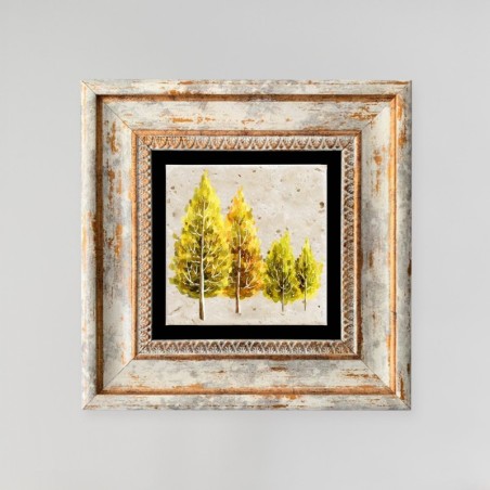 Cuadro decorativo enmarcado TC37522 multicolor 20x20 cm