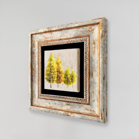 Cuadro decorativo enmarcado TC37522 multicolor 20x20 cm