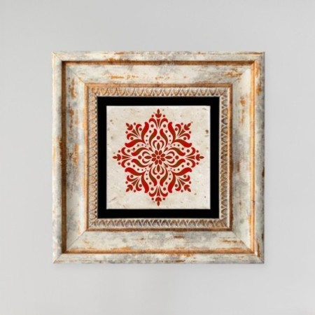 Cuadro decorativo enmarcado TC426533 multicolor 20x20 cm