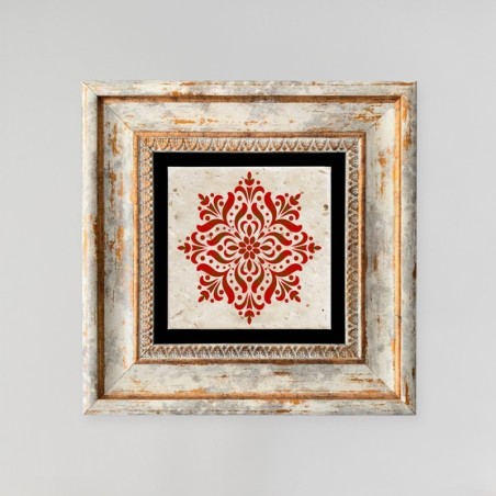 Cuadro decorativo enmarcado TC426533 multicolor 20x20 cm