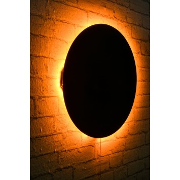 Iluminación LED decorativa Circle amarillo diámetro 45 cm